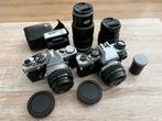 OLYMPUS OM-2n , OM10 en Lenzen Mooie Set, Audio, Tv en Foto, Fotocamera's Analoog, Ophalen, Zo goed als nieuw, Spiegelreflex, Olympus