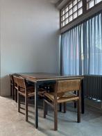Tafel en 12 Martin Visser SE82 stoelen voor Spectrum, Ophalen, Gebruikt, Zwart, Midcentury modern