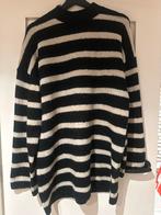 Gestreept H&M trui - Maat M, Ophalen of Verzenden, Zo goed als nieuw, Maat 38/40 (M), Zwart