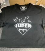 VADERDAG T-shirts EIGEN PRINT, Ophalen of Verzenden, Nieuw, Maat 48/50 (M), Zwart