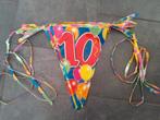 Feestslinger vlaggetjes ~ 10 jaar verjaardag jubileum, Ophalen of Verzenden