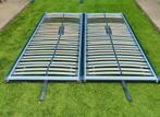 Twee Bossflex verstelbare lattenbodems 90x210, Ophalen, Gebruikt, 90 cm, Eenpersoons