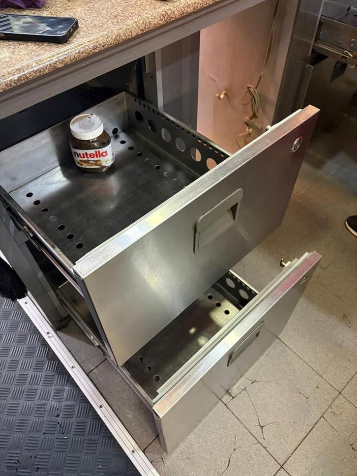 Pizza koeling met 4 lades, Witgoed en Apparatuur, Ovens, Niet werkend, Ophalen of Verzenden