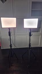 LEDGO LG-E268C Bi-Color LED Panel Set - zo goed als nieuwel, Ophalen, Zo goed als nieuw, Lamp of Flitsset