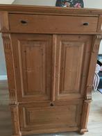 Oude Grenen TV Kast - Opknapper!, Huis en Inrichting, Kasten | Kledingkasten, Ophalen, Gebruikt, 100 tot 150 cm, Met lade(s)