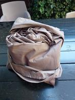 Schaduwdoek taupe 4x5m, Tuin en Terras, Schaduwdoeken, Ophalen of Verzenden, Zo goed als nieuw