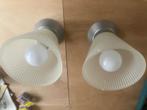 2 leuke Ikea plafondlampjes, Huis en Inrichting, Lampen | Hanglampen, Ophalen, Gebruikt, Glas, Modern