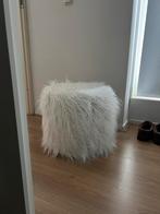 Fluffy langharige vacht Xenos ronde poef poefje hocker, Huis en Inrichting, Banken | Voetenbanken en Poefen, Ophalen, Minder dan 50 cm