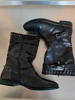 NIEUWE LEDERLOOK BIKER BOOTS MAAT 40 41, Ophalen of Verzenden, Nieuw, Zwart, Lage of Enkellaarzen