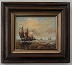 Schilderij met lijst (olieverf), Antiek en Kunst, Kunst | Schilderijen | Klassiek, Ophalen of Verzenden