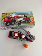 LEGO Duplo Brandweerauto 4977 - Compleet met doos, Ophalen of Verzenden, Gebruikt, Complete set, Duplo