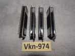 Vk-974 N Spoor Rechte Rails 14904 Minitrix 104,2  mm, Gebruikt, Gelijkstroom, Trix, Rails