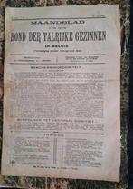zeldzaam! maandblad bond der talrijke gezinnen België 1926, Verzenden, 1920 tot 1940, Buitenland, Tijdschrift