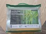 Bamboo hoofdkussens Silver Star, Ophalen, Wit, Kussen, Nieuw