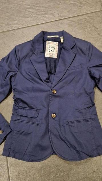 Nieuw blauw CKS colbert jongen, 152 (van 99 voor 37,-) beschikbaar voor biedingen