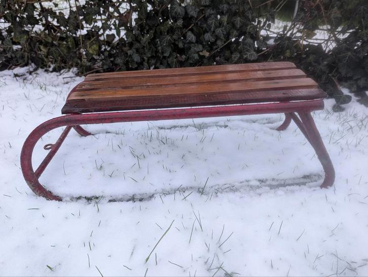 Antieke, vintage slee, Kinderen en Baby's, Speelgoed | Buiten | Sleeën, Gebruikt, Hout, Ophalen