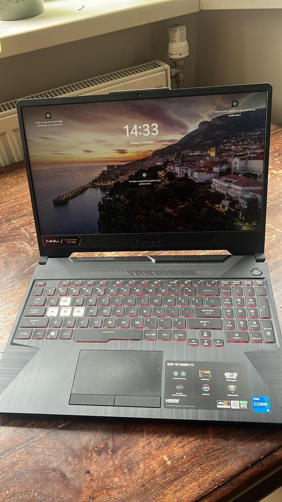 Asus TUF Gaming F15 – i5 / RTX 3050 / 16GB / 512GB SSD, Computers en Software, Windows Laptops, Zo goed als nieuw, 15 inch, SSD