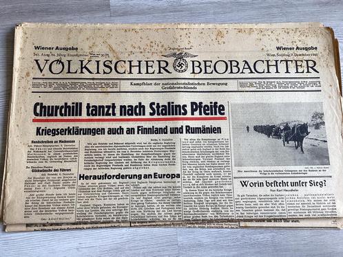 NSDAP Völkischer Beobachter, Verzamelen, Militaria | Tweede Wereldoorlog, Boek of Tijdschrift, Duitsland, Ophalen of Verzenden