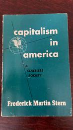 Capitalism in America, Frederick Martin Stern, Ophalen of Verzenden