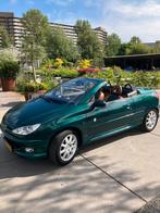 Peugeot 206 2.0 16V CC 2003 Groen SPECIAL EDITION, Auto's, Peugeot, 13 km/l, Beige, 4 cilinders, Cabriolet