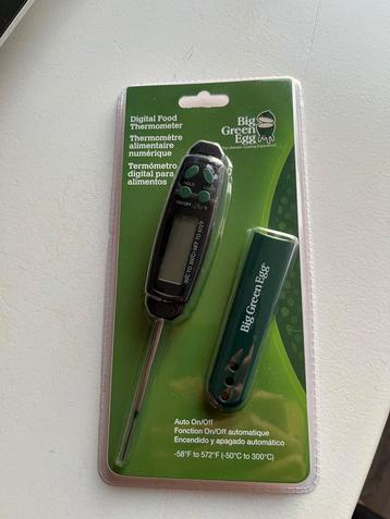 Big Green Egg food thermometer nieuw beschikbaar voor biedingen