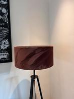 Lampenkap terracotta bruin - rood bruin, Huis en Inrichting, Lampen | Lampenkappen, Bruin, Rond, Ophalen of Verzenden, Zo goed als nieuw