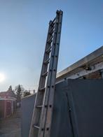 Aluminium schuifladder, Ophalen of Verzenden, Gebruikt, 4 meter of meer