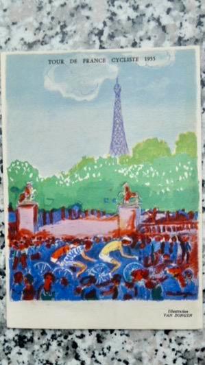 Kees van Dongen, Tour de France ,kleine lithografie beschikbaar voor biedingen