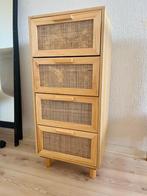 Dressoir Chest of Drawers/Ladenkast | Pinewood/Rattan, Ophalen, Zo goed als nieuw, 25 tot 50 cm, 50 tot 100 cm