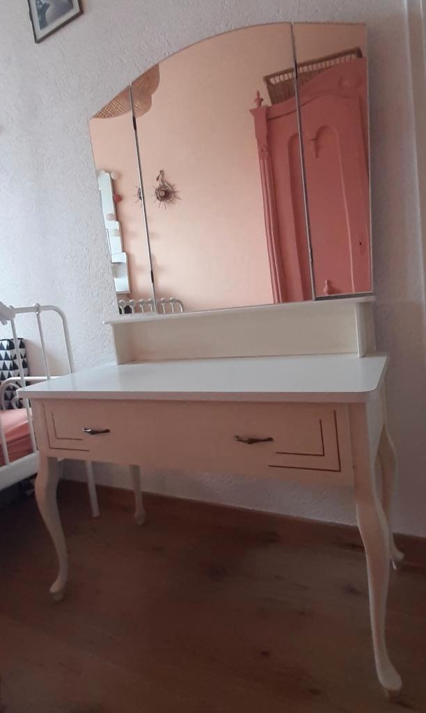 Vintage kaptafel kindermaat, Huis en Inrichting, Tafels | Kaptafels, Gebruikt, Minder dan 100 cm, 50 tot 100 cm, Ophalen
