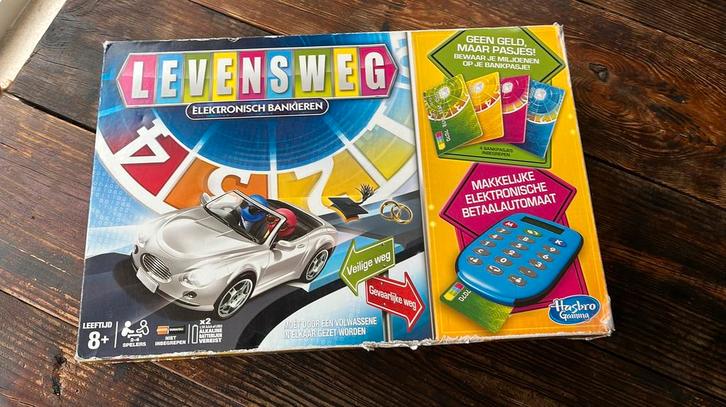 Levensweg | Elektronisch Bankieren, Hobby en Vrije tijd, Gezelschapsspellen | Bordspellen, Gebruikt, Een of twee spelers, Drie of vier spelers