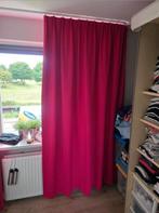 2 x prachtig roze HEMA gordijnen verduisterend 3.60m totaal, Ophalen of Verzenden, Zo goed als nieuw, 200 cm of meer, 200 cm of meer