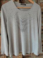 Gollehaug damessweater mt 40 grijs met blingbling, Kleding | Dames, Truien en Vesten, Ophalen of Verzenden, Zo goed als nieuw
