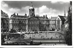 Amsterdam- -Dam met Kon. Paleis., 1940 tot 1960, Gelopen, Noord-Holland, Verzenden