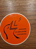 1264 Vintage Jeugdkoor De Lindelijsters Kaatsheuvel Sticker, Ophalen of Verzenden, Gebruikt, Overige typen