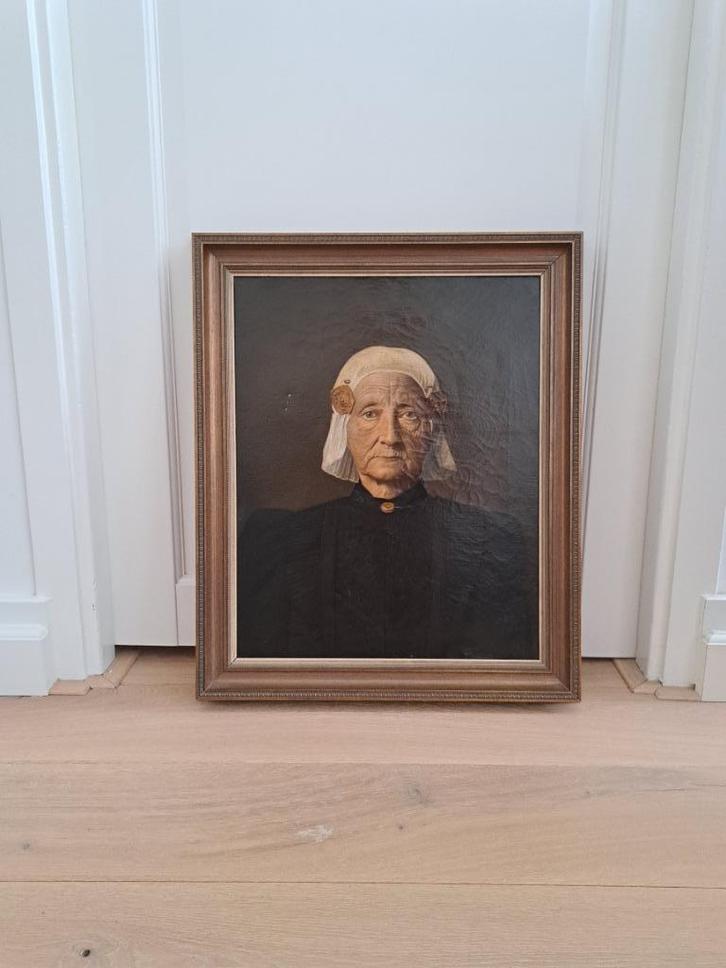 Portretschilderij in olieverf Peinture Bogaerts 1907, Antiek en Kunst, Kunst | Schilderijen | Klassiek, Ophalen