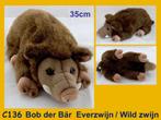C136 Bob der Bär : Everzwijn / Wild zwijn 35cm groot, Ophalen, Zo goed als nieuw, Overige typen