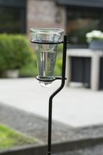 Regenmeter glas Nature steel groot RVS pin, Nieuw, Ophalen of Verzenden