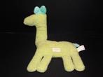 DIFRAX GIRAFFE BADSTOF GROEN MET VELOURS MINTGROENE, Kinderen en Baby's, Speelgoed | Knuffels en Pluche, Verzenden, Nieuw, Overige typen