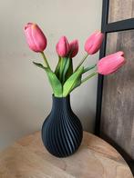 3D Geprinte Vaas - Modern Design, Kunststof, Zwart, Ophalen of Verzenden, Minder dan 50 cm
