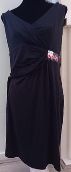jurk,maat 40/42,chic,feest,LBD,zwart,top,dress,feestjurk, Maat 38/40 (M), Verzenden, Zwart, Zo goed als nieuw