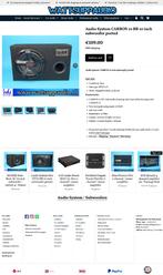 Audio System CARBON 10 BR 10 inch subwoofer gepoort, Info@optimount.nl, Nieuw, Ophalen of Verzenden, Anholtseweg 48A 7091 HB DINXPERLO