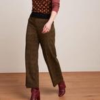 Zgan broek van King Louie (Federica Pants Ruby Jacquard)XL, Kleding | Dames, Broeken en Pantalons, Overige kleuren, Maat 42/44 (L)