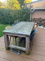 Tuintafel tropisch teakhout, Tuin en Terras, Tuintafels, Ophalen, Gebruikt, Rechthoekig, Teakhout