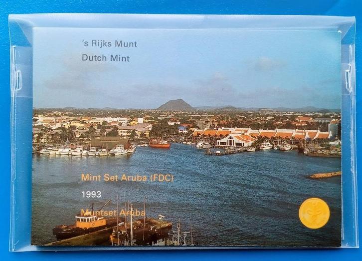 Aruba Muntset 1993, Postzegels en Munten, Munten | Nederland, Setje, Overige waardes, Koningin Beatrix, Verzenden
