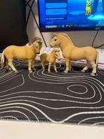 Schleich Fjord Familie - Paard, Merrie & Veulen, Ophalen of Verzenden, Zo goed als nieuw, Overige typen