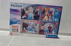 Frozen 4 in 1 Puzzel, Ophalen, Meer dan 50 stukjes, Zo goed als nieuw, 4 tot 6 jaar