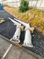 2 originele aluminium scheepskranen / Davits - Ex-Marine, Ophalen, Gebruikt, Motorboot, Gebruiksvoorwerp