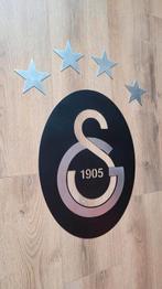 Galatasaray-logo met sterren - 60x40 - RVS 1,5 wanddecoratie, Nieuw, Ophalen of Verzenden
