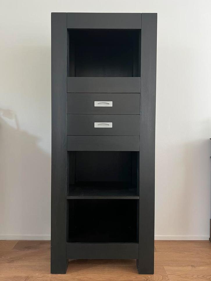 2 Mooie, stevige houten kasten, Huis en Inrichting, Kasten | Wandmeubels, Zo goed als nieuw, 150 tot 200 cm, Minder dan 150 cm